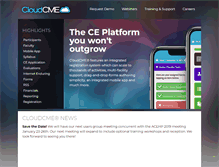 Tablet Screenshot of cloud-cme.com